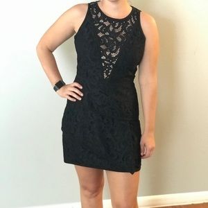 BCBG black cocktail dress